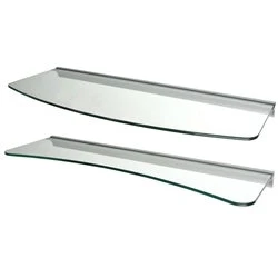 Advanced Concave amp Convex Glass Shelves Set Powerful