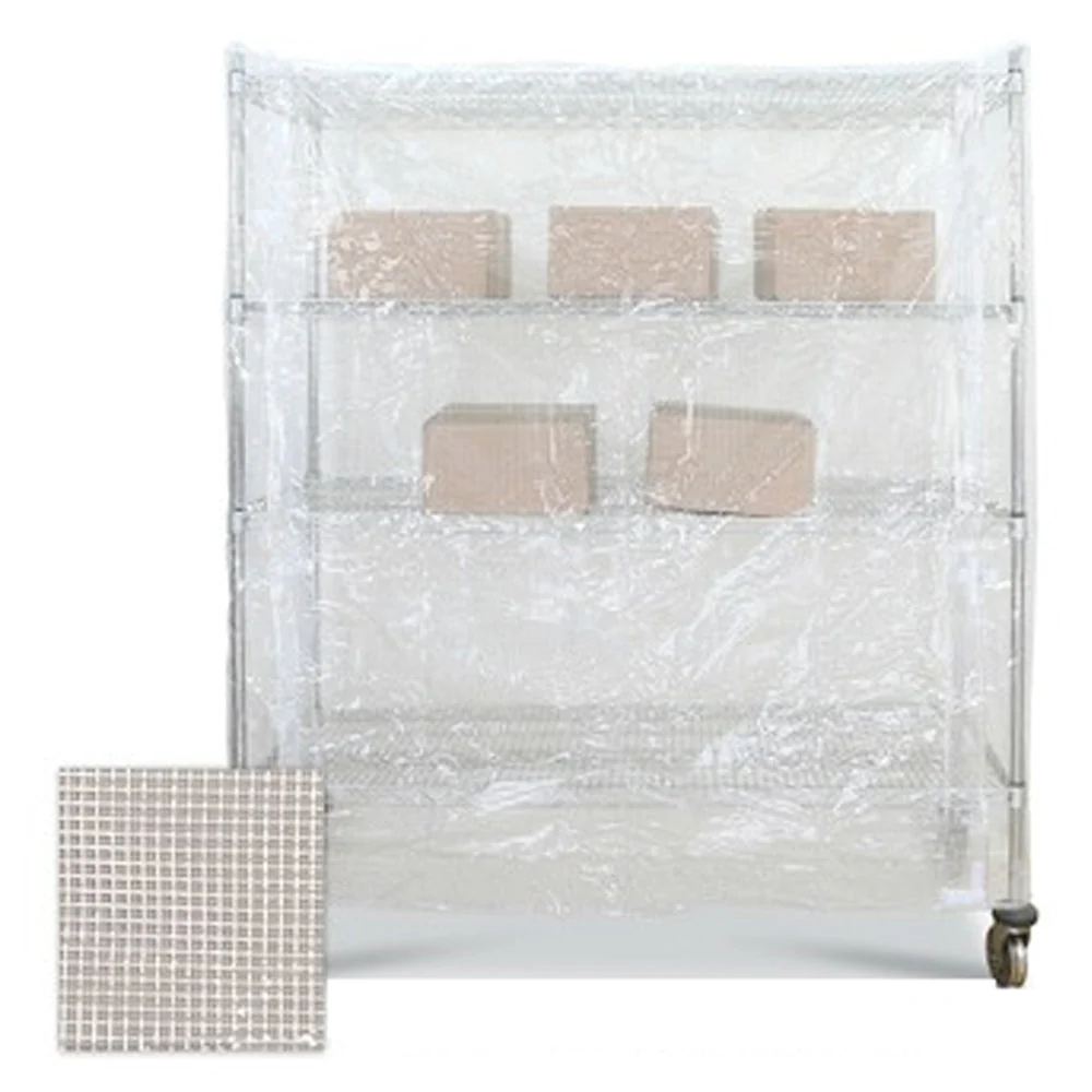 Modern 18 quot d 1 4 quot Scrim Reinforced Clear Vinyl Cart Covers Artisan