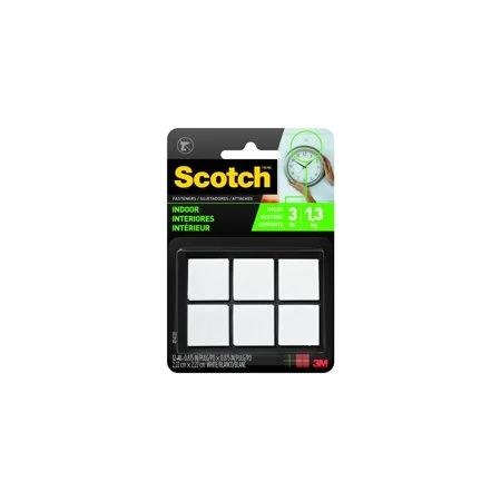 Premium SCOTCH SQUARES 7 8 quot ID WHT Solid