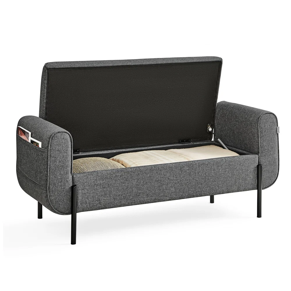 Specialty SONGMICS Storage Bench with Armrests Dependable