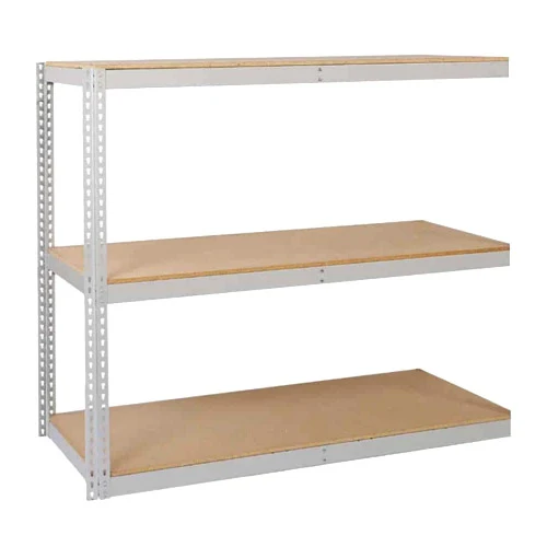Reliable Lyon 24 quot d 3-Shelf Heavy-Duty Boltless Shelving Add-On Units – Gray Optimized