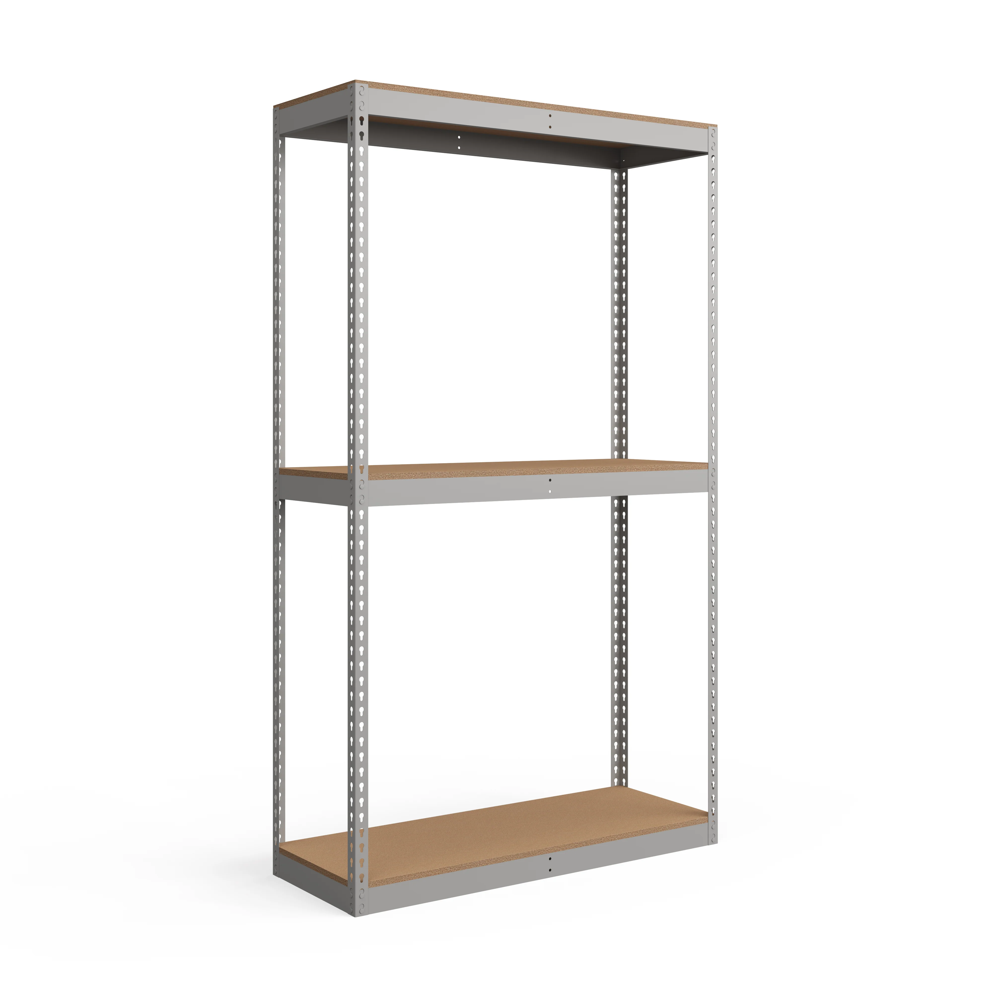Clean Lyon 18 quot d 3-Shelf Heavy-Duty Boltless Shelving Starter Units – Gray Trusted