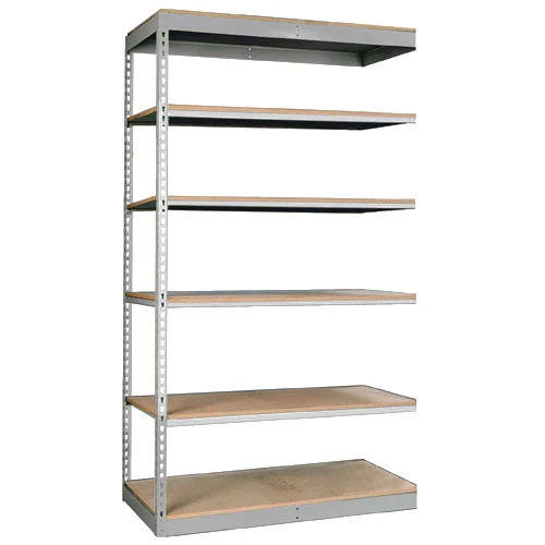 Sophisticated Lyon 12 quot d 6-Shelf Light-Duty Boltless Shelving Add-On Units – Gray Reusable