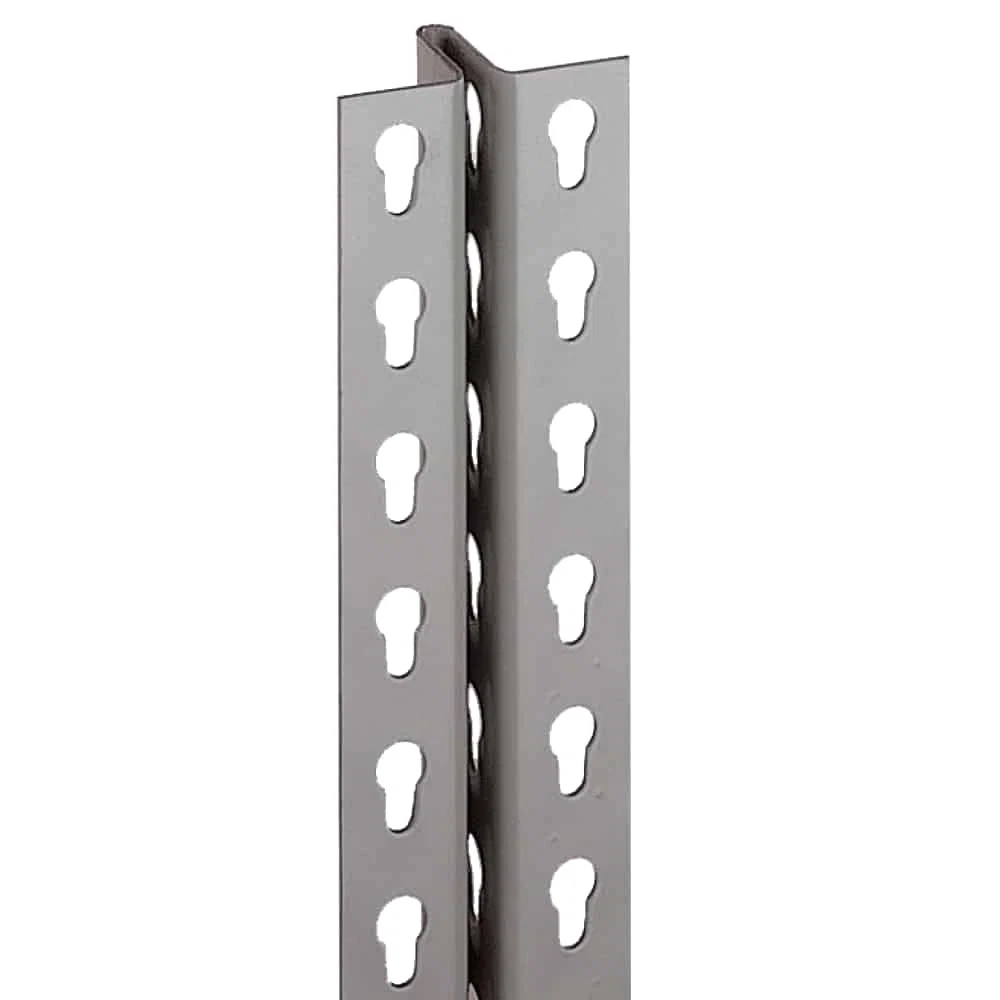 Crafted Lyon Boltless Shelving T-Posts – Gray Organic