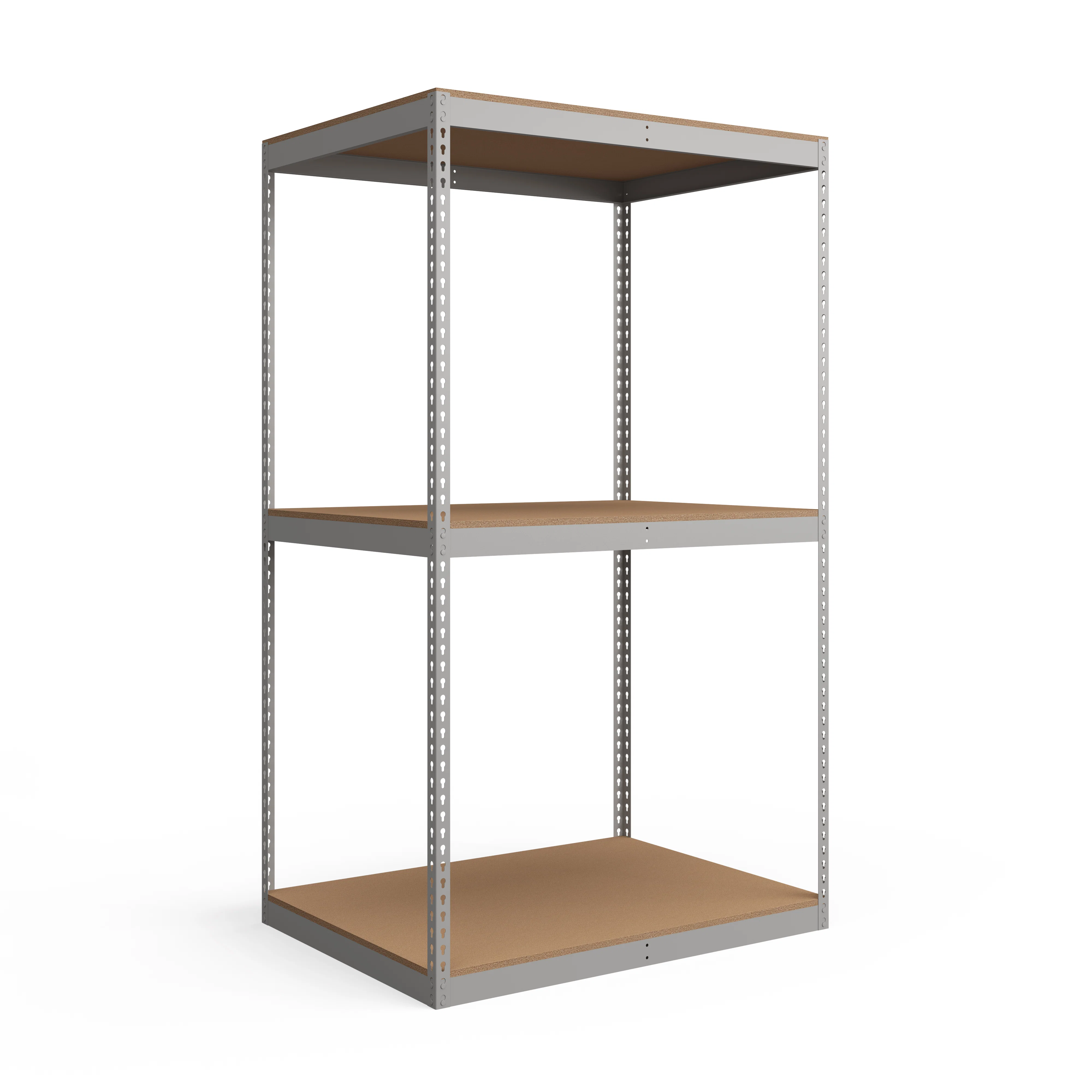 High-Quality Lyon 36 quot d 3-Shelf Heavy-Duty Boltless Shelving Starter Units – Gray Environmentally Friendly