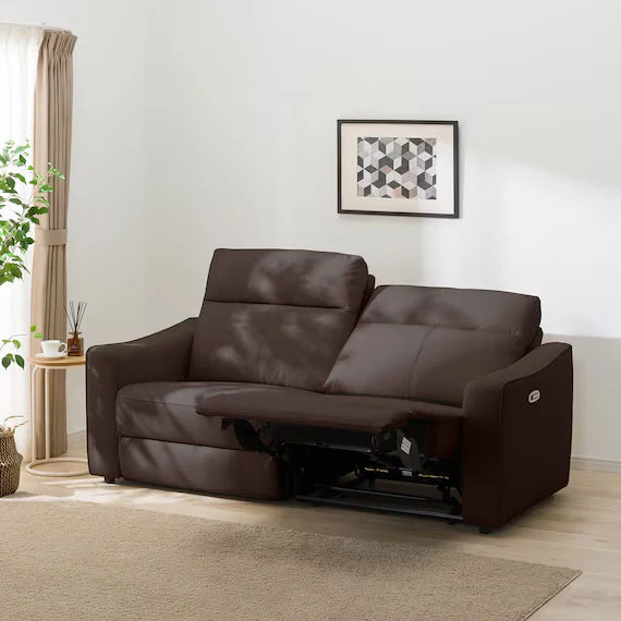 Authentic WIDE 2 SEATER ELECTRIC SOFA UM04 DBR Responsible
