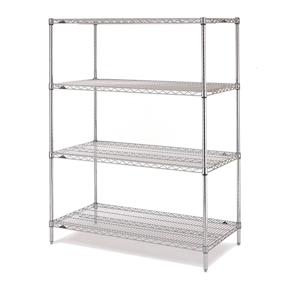 Specialty 24 quot d x 63 quot h – Metro Super Erecta Stainless Steel 4-Shelf Starter Units Official
