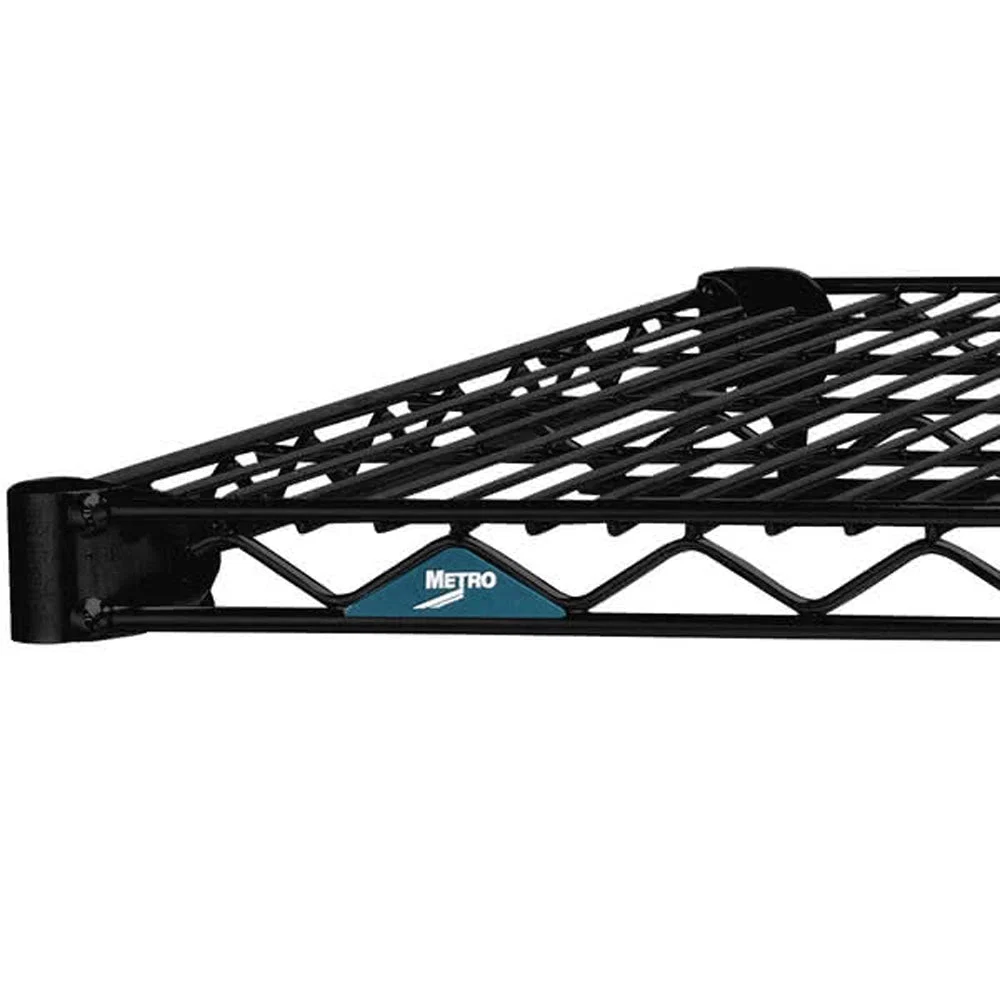 Original Design 14 quot d Metro Super Erecta Wire Shelves – Black High-Quality