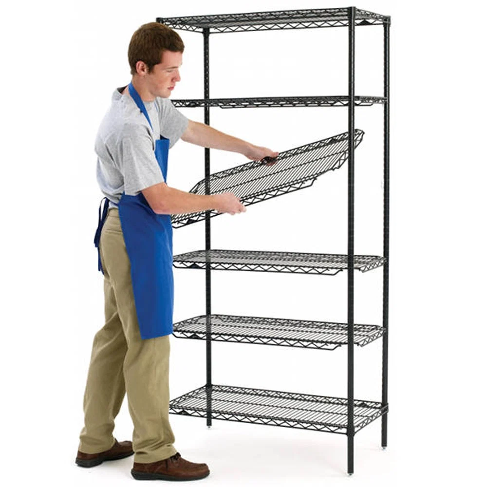Elite Metro QwikSlot Kit w 4 Shelves – Black Elegant