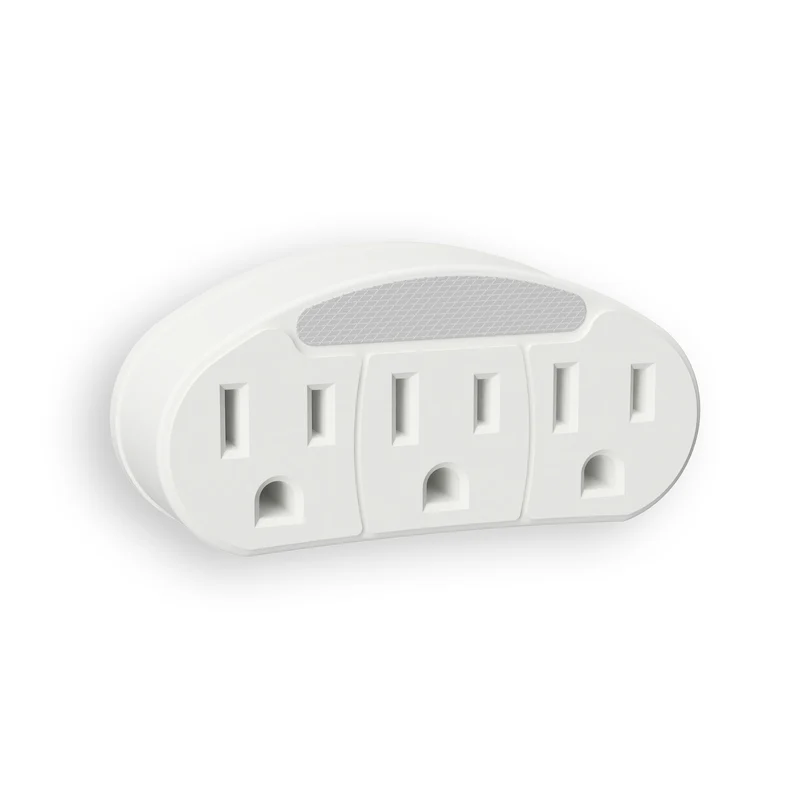 Crafted AUTOMATIC NIGHT LIGHT W OUTLET Efficient