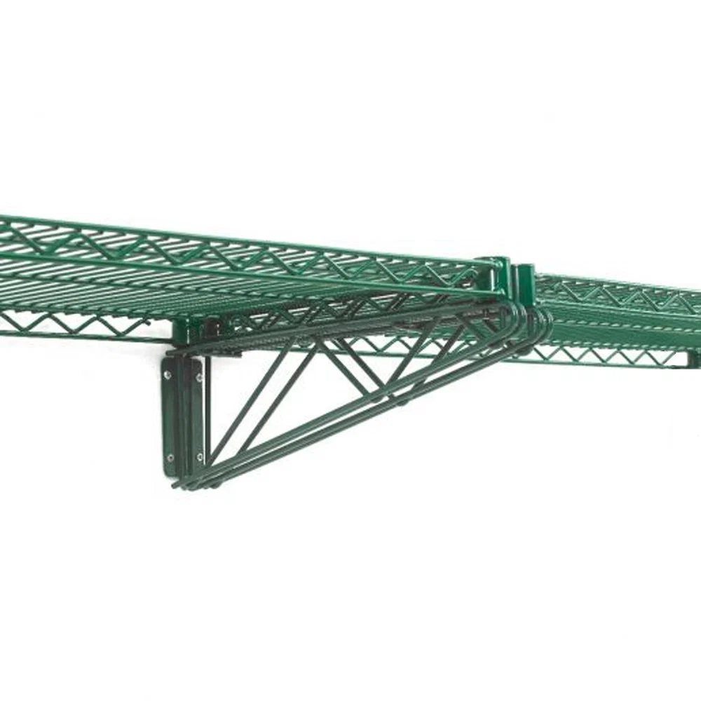 Responsible Green Epoxy Double Wall Mount Brackets Professional