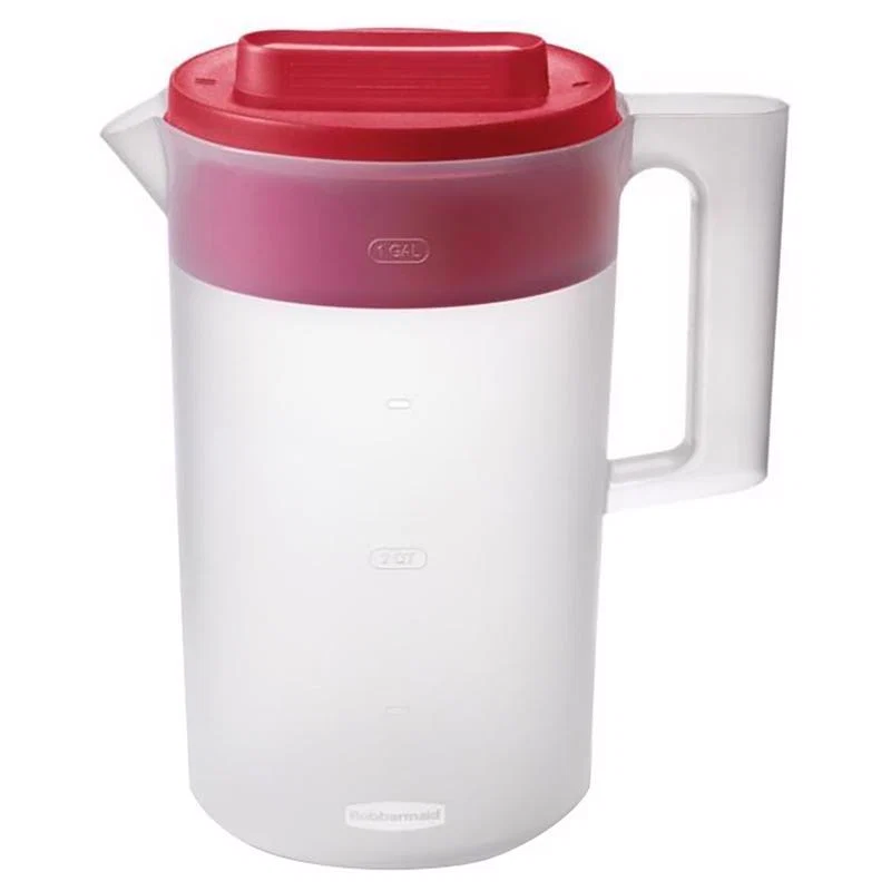 Top-Quality COVERED PITCHER 1GAL CLR RED Elegant