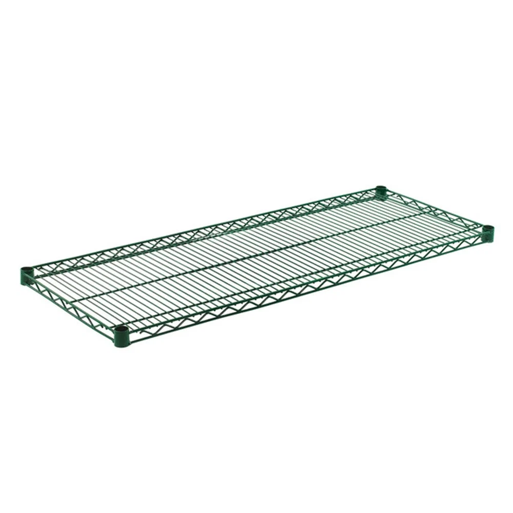 Functional 14 quot d Green Epoxy Wire Shelves Comfortable