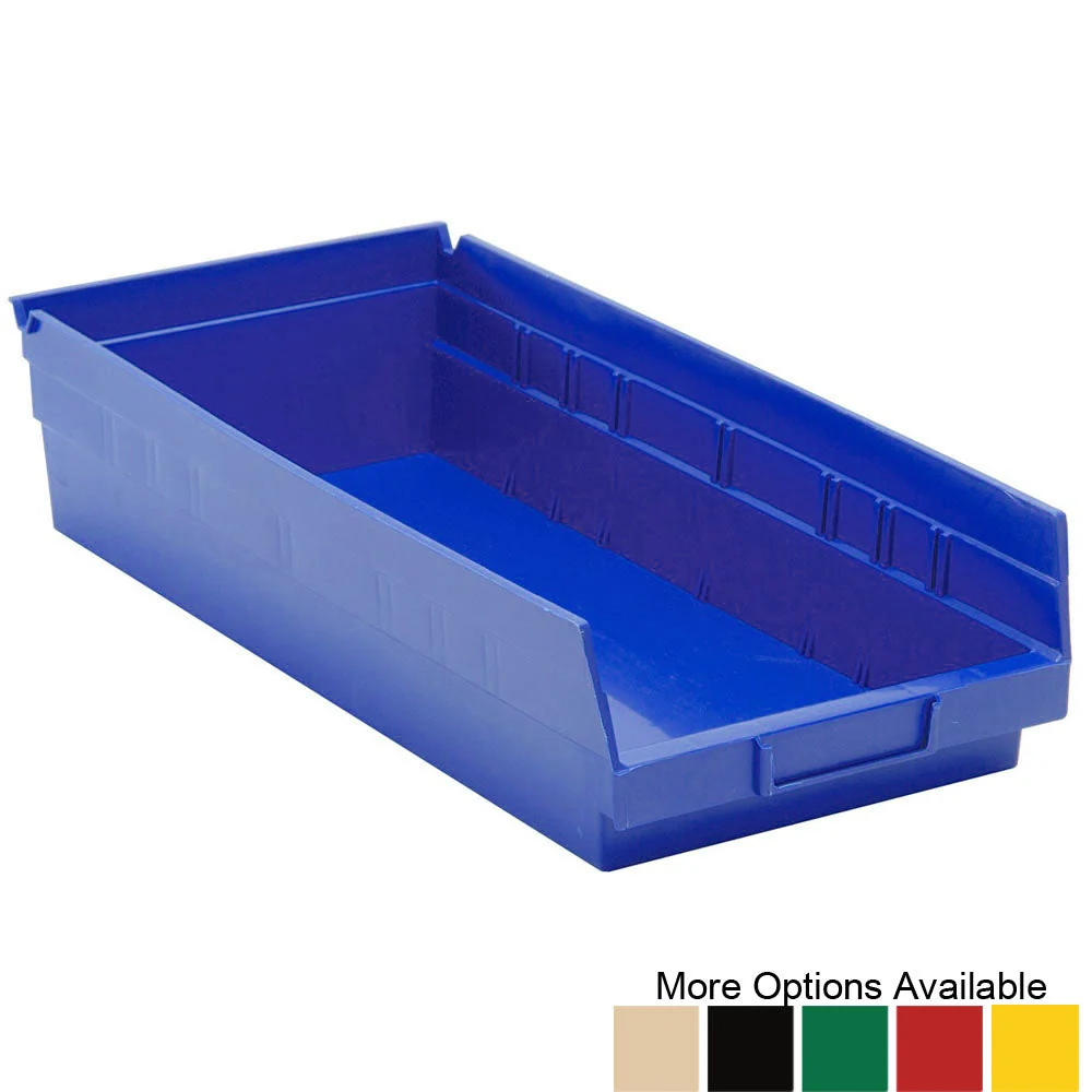 Stylish 17-7 8 quot d x 8-3 8 quot w x 4 quot h Nesting Shelf Bins – 10 Pack Excellent
