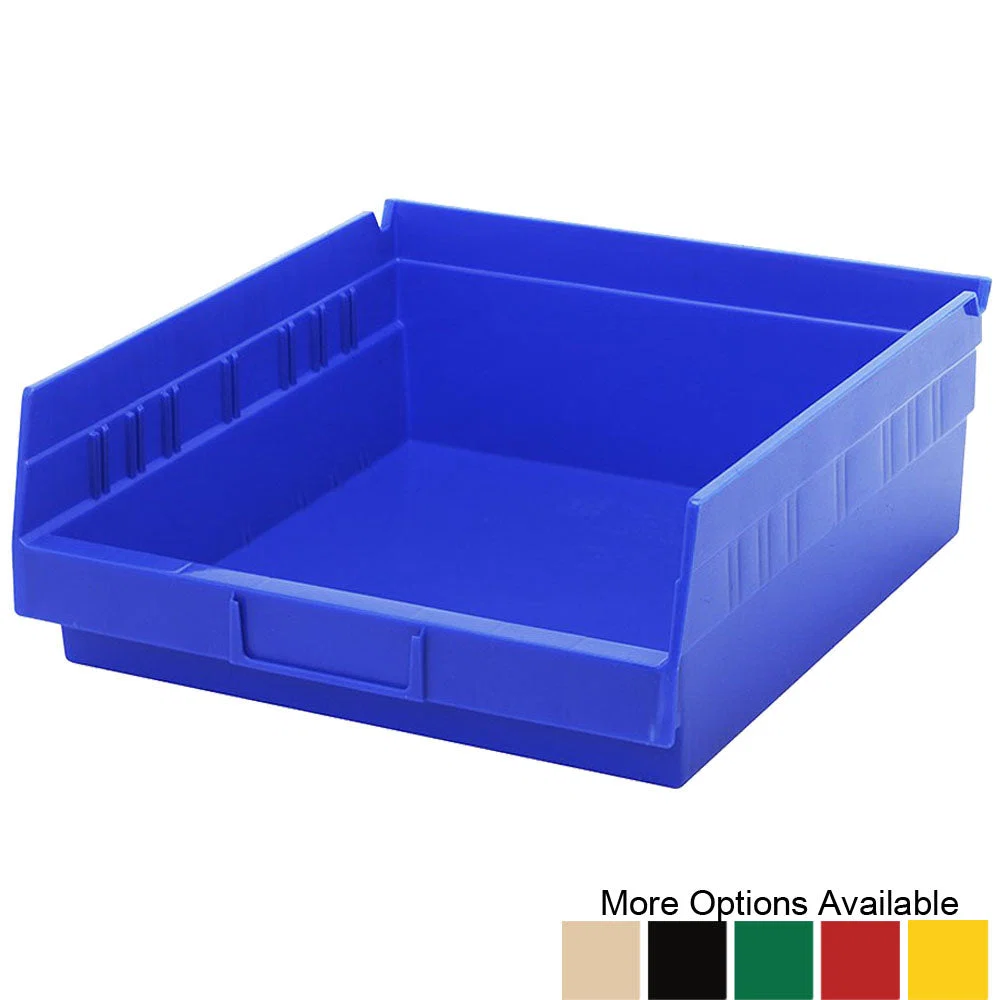 Crafted 11-5 8 quot d x 11-1 8 quot w x 4 quot h Nesting Shelf Bins – 8 Pack Long-Lasting