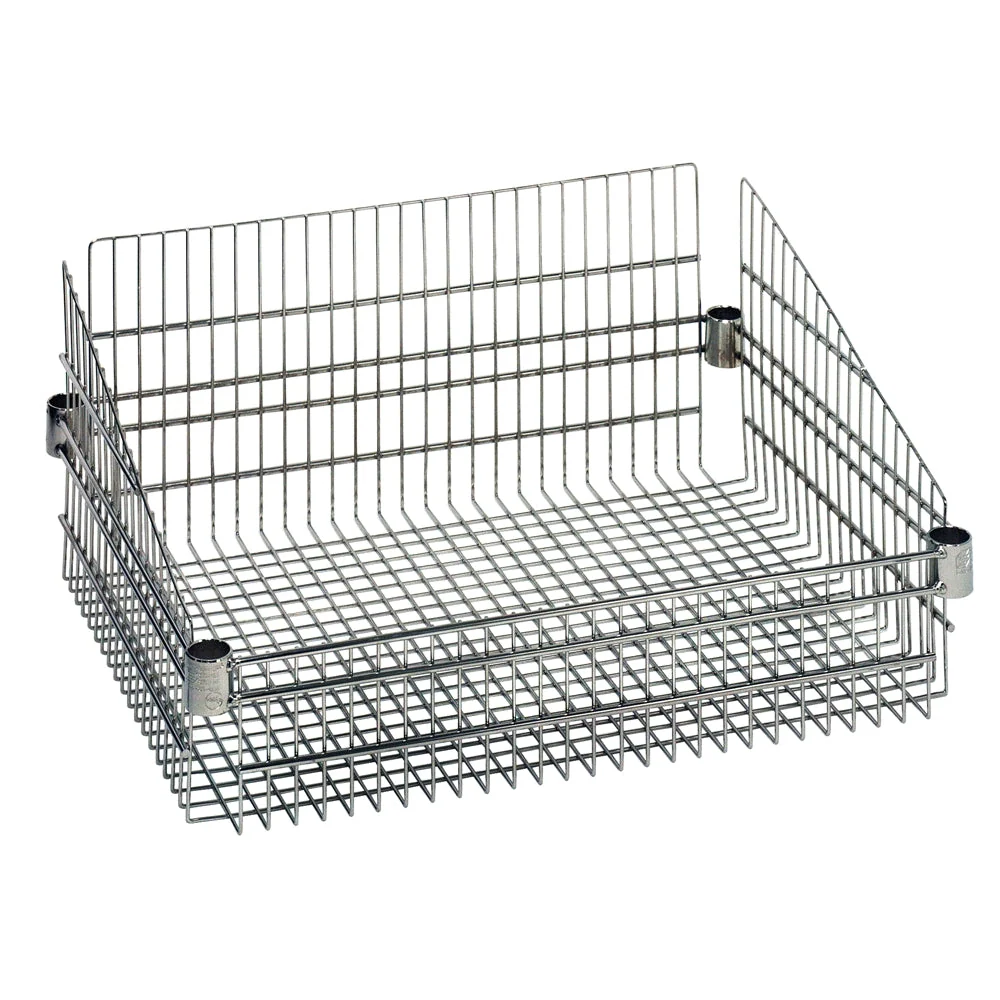 Smart 18 quot d Post Baskets for Wire Shelving Premium
