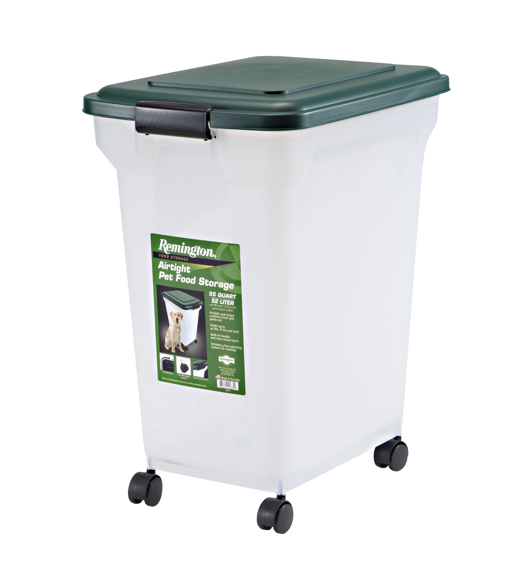 Responsible PET FOOD CONTAINER 55QT Recyclable