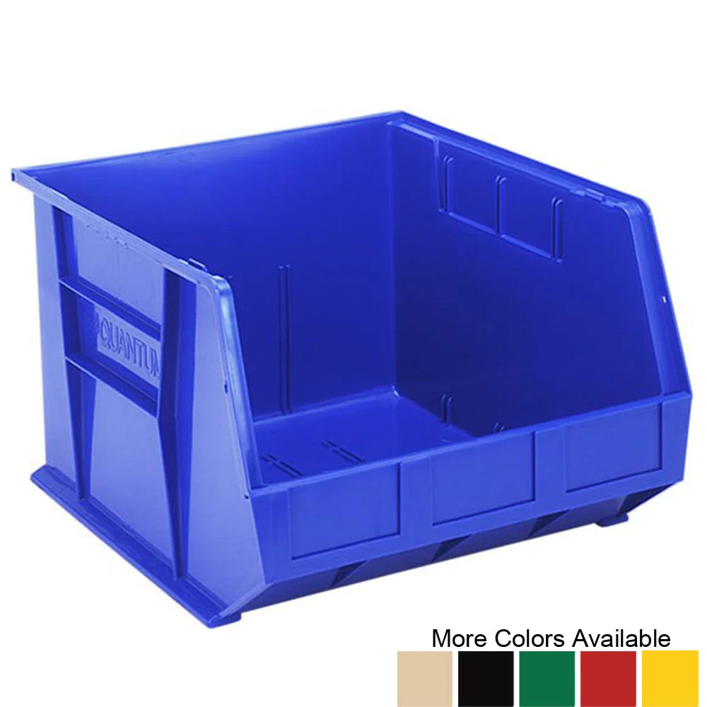 Eco-Friendly 18 quot d x 17 quot w x 11 quot h Ultra Stacking and Hanging Bins – 3 Pack Modern