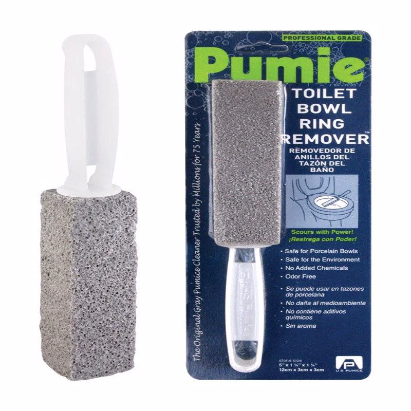Expertly Made PUMICE TOILET RING REMOVER W HANDLE Refined