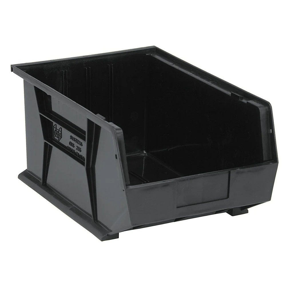 World-Class 16 quot d x 11 quot w x 8 quot h Recycled Ultra Stacking and Hanging Bins – 4 Pack Convenient