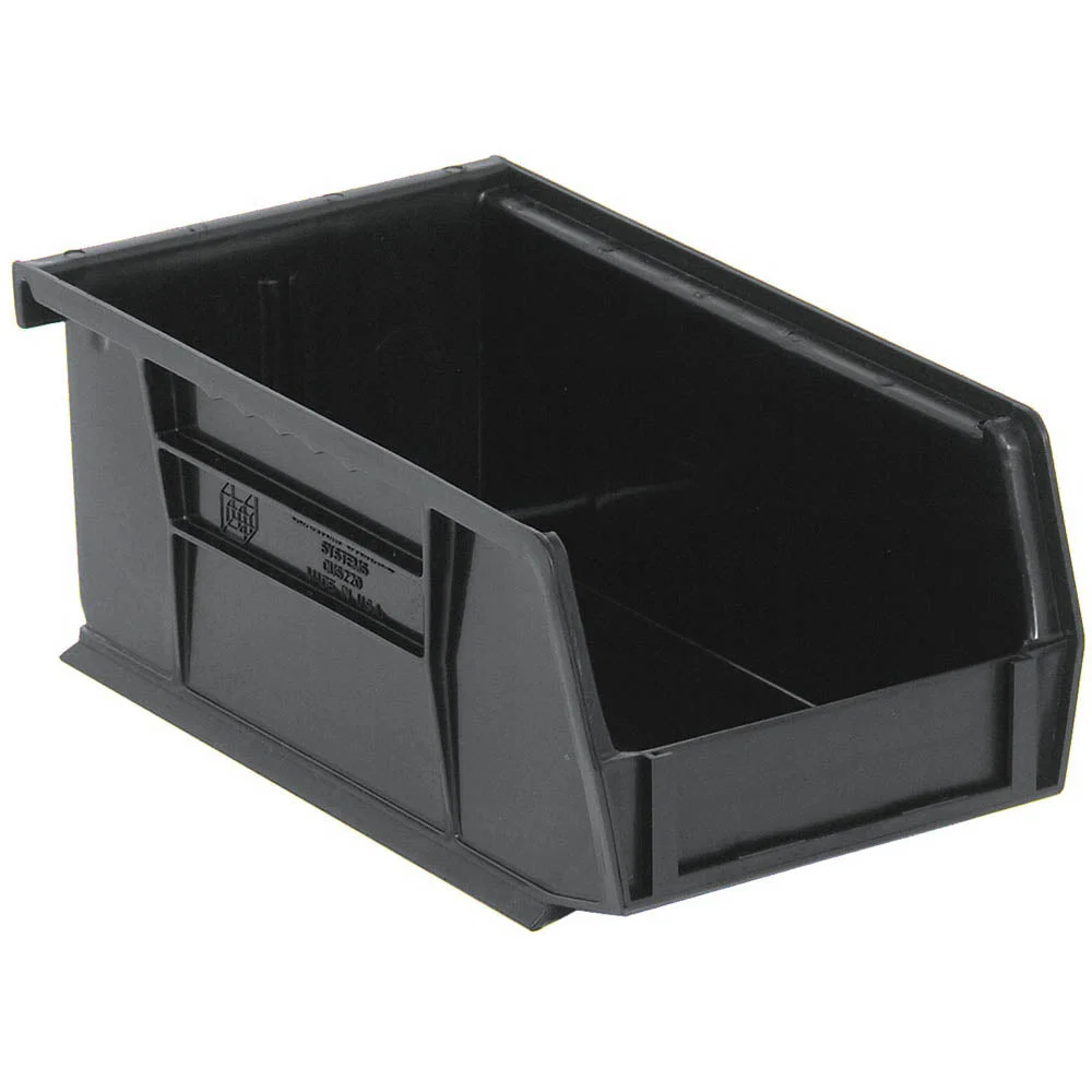 Specialty 7-3 8 quot d x 4-1 8 quot w x 3 quot h Recycled Ultra Stacking and Hanging Bins – 24 Pack First-Class