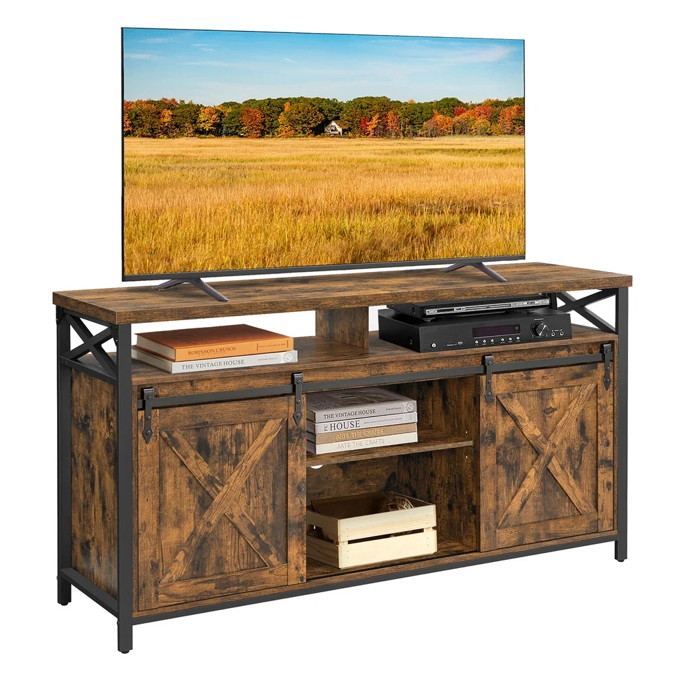 Trusted VASAGLE Daxton Collection – Industrial TV Stand for 65 Comfortable