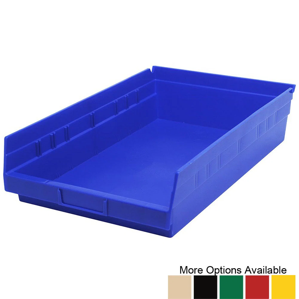 Unique 17-7 8 quot d x 11-1 8 quot w x 4 quot h Nesting Shelf Bins – 8 Pack Enhanced