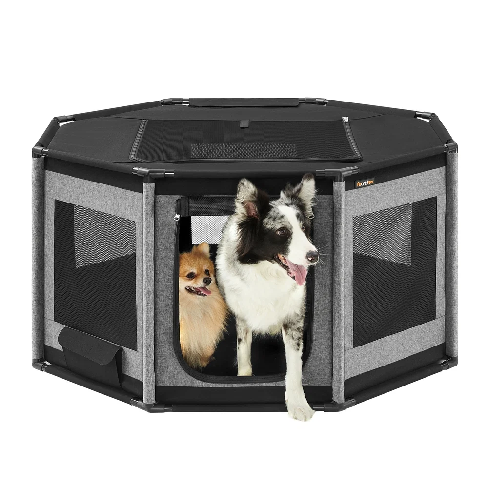 Reliable Feandrea Oxford Fabric Dog Playpen Soft