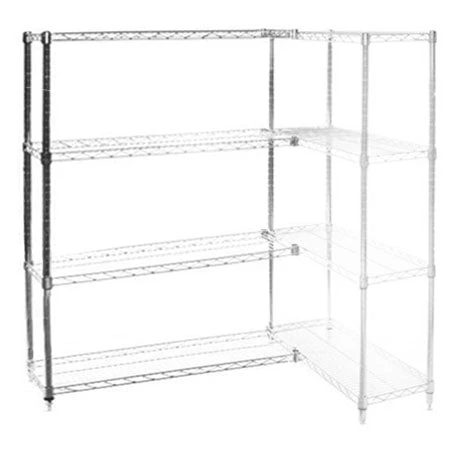 Reusable 36 quot d x 60 quot w Wire Shelving Add-Ons w 4 Shelves Powerful