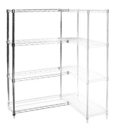 World-Class 18 quot d x 48 quot w Wire Shelving Add-Ons w 4 Shelves Elegant