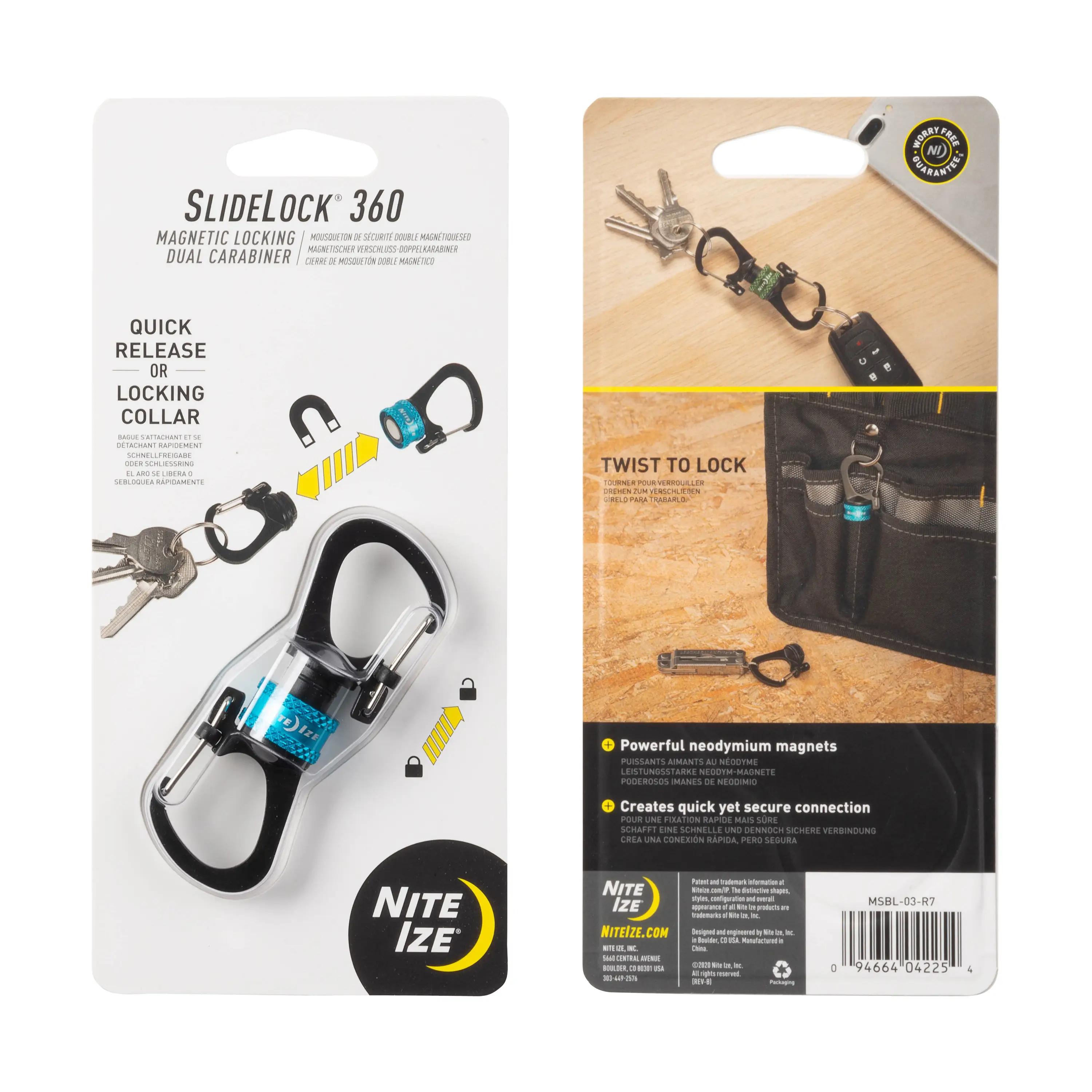 Excellent SLIDELOCK360 DUAL CARABINER Superior