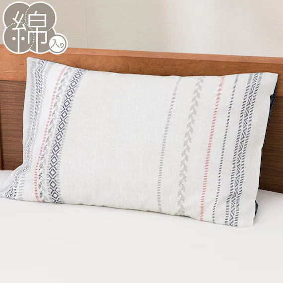 Fine PILLOW CASE PT43 GEOMETRIC PATTERN NV Optimized