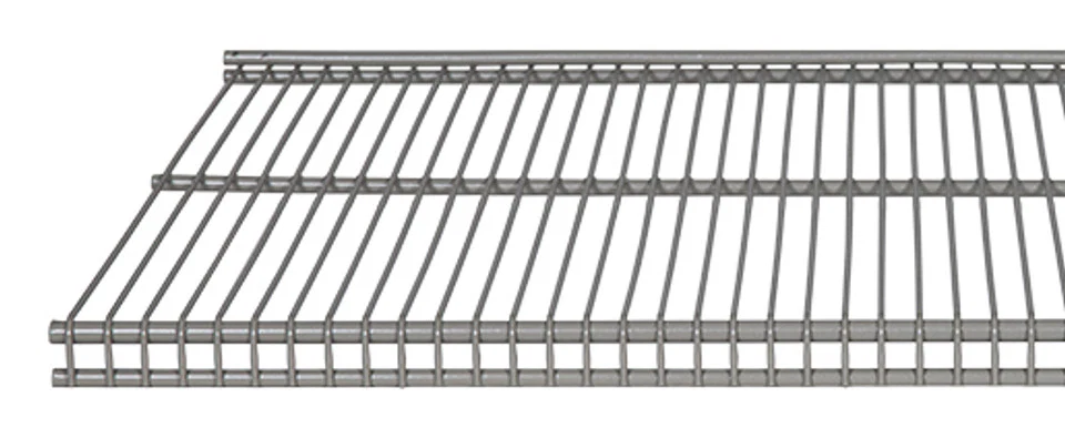Official 96 quot x16 quot VENTILATED SHELF NICKEL World-Class