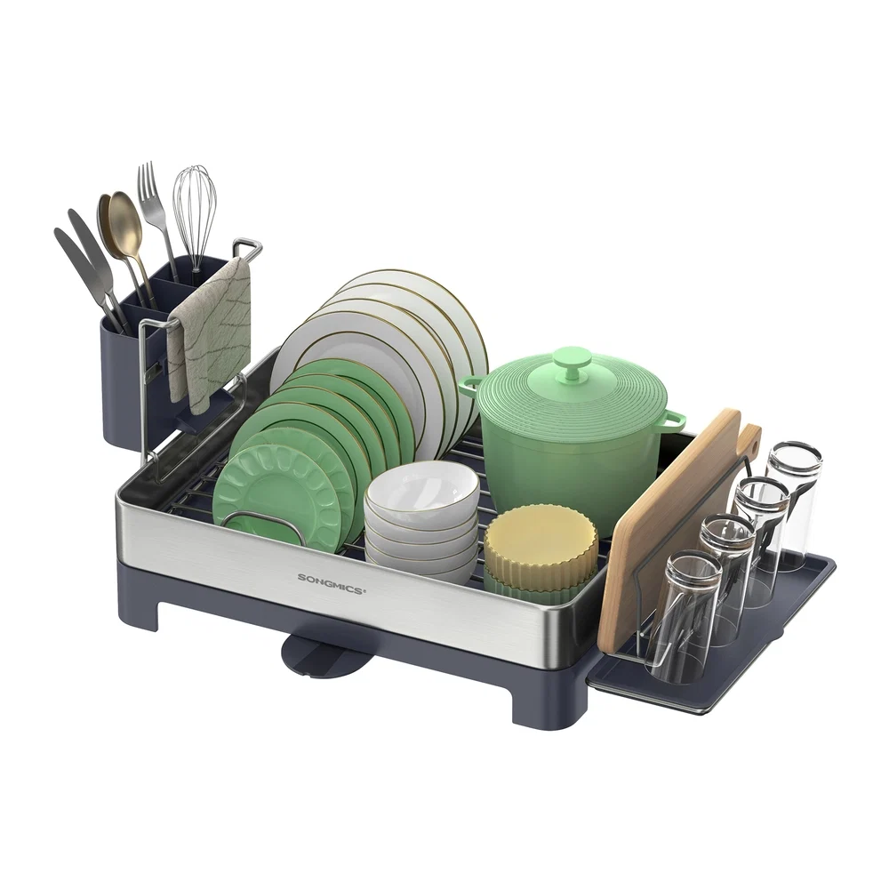 Elegant SONGMICS Dish Drying Rack Premium Material