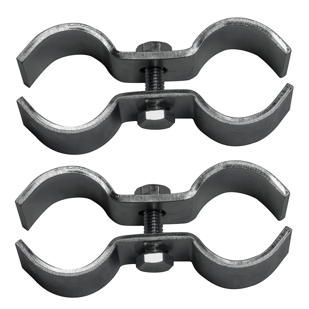 Minimalist Chrome Wire Shelving Post Clamps – 2-Pack SI-APC2 World-Class