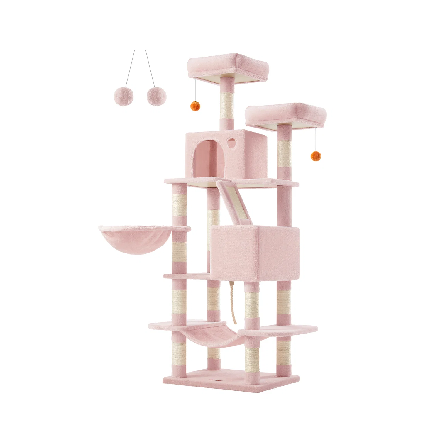 Elegant Feandrea 66.1-Inch Multi-Level Cat Tree Healthy