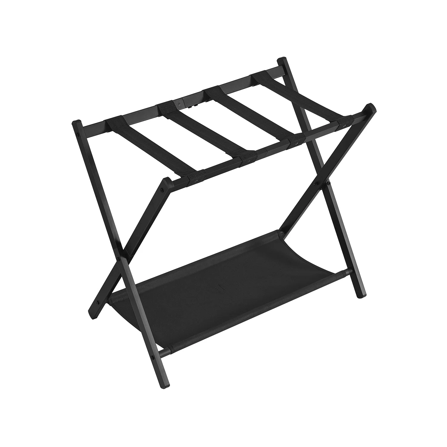 Premium SONGMICS Foldable Luggage Rack with Storage Shelf Superior