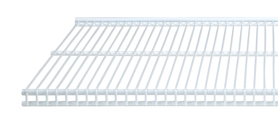 Trendy 48 quot x12 quot VENTILATED SHELF WHITE Easy-to-Use