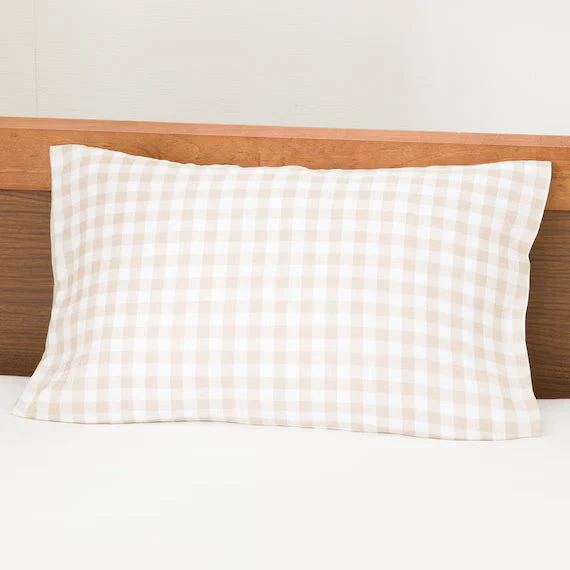 Detailed PILLOW CASE PT58 CHECKED PATTERN BE Smooth