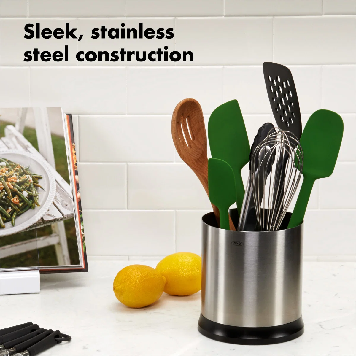 Exceptional S S ROTATING UTENSIL HOLDER Outstanding
