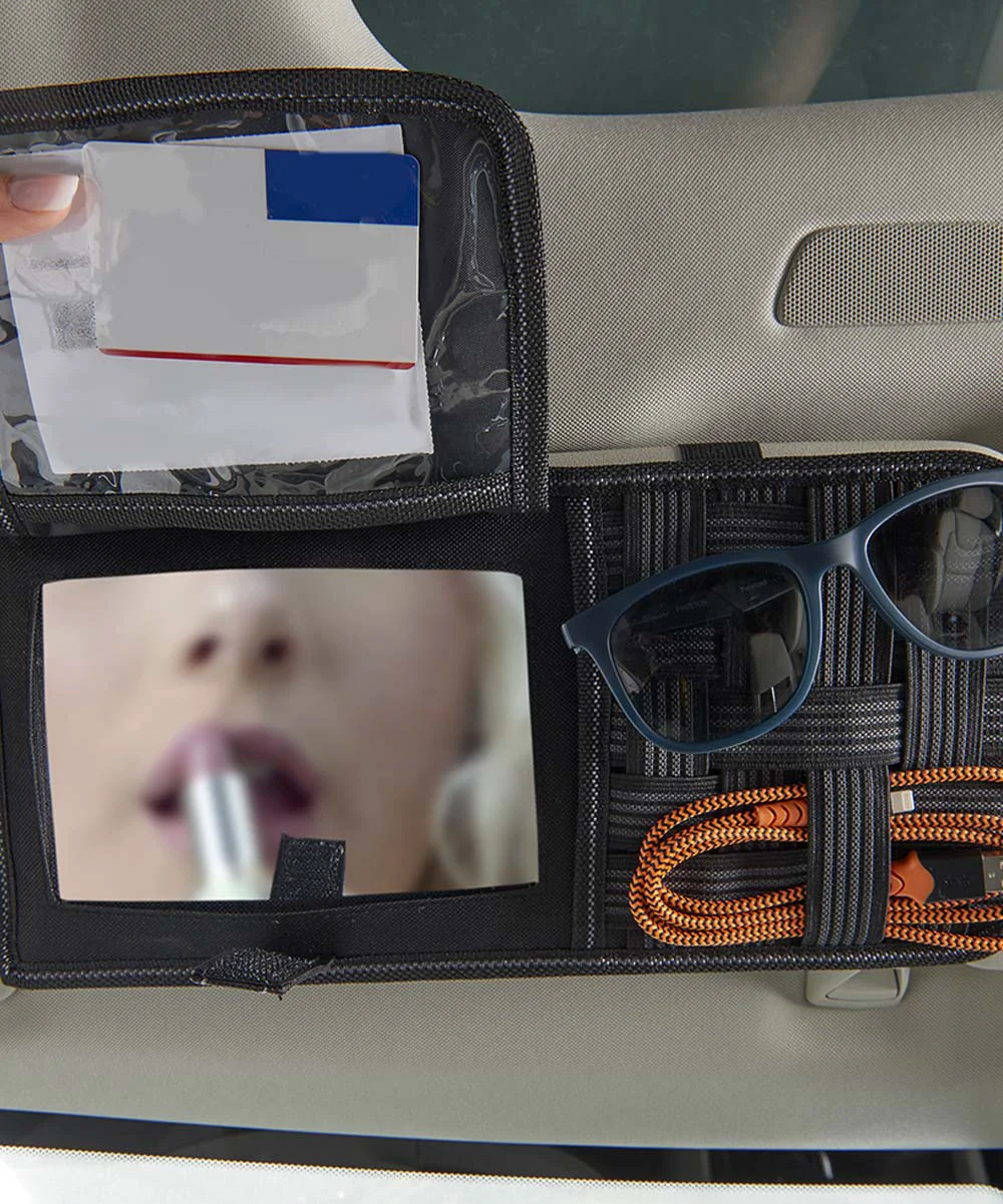 Safe MIRRORED VISOR ORGANIZER High-Grade