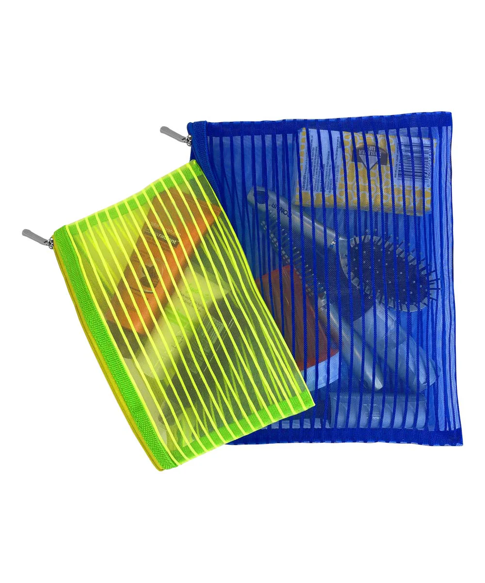 Natural MESH TRAVEL POUCHES 2PK Dependable