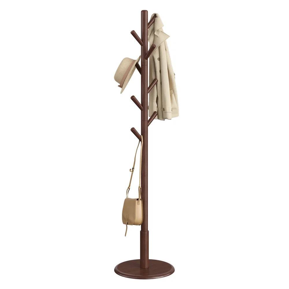 Selected VASAGLE Standing Hall Coat Tree with 8 Hooks High-End