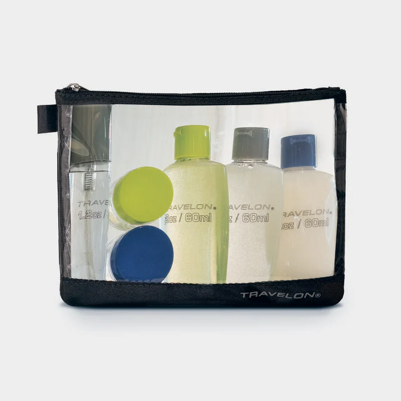 Superior ZIP TOP BAG W PLASTIC BOTTLES Relaxed