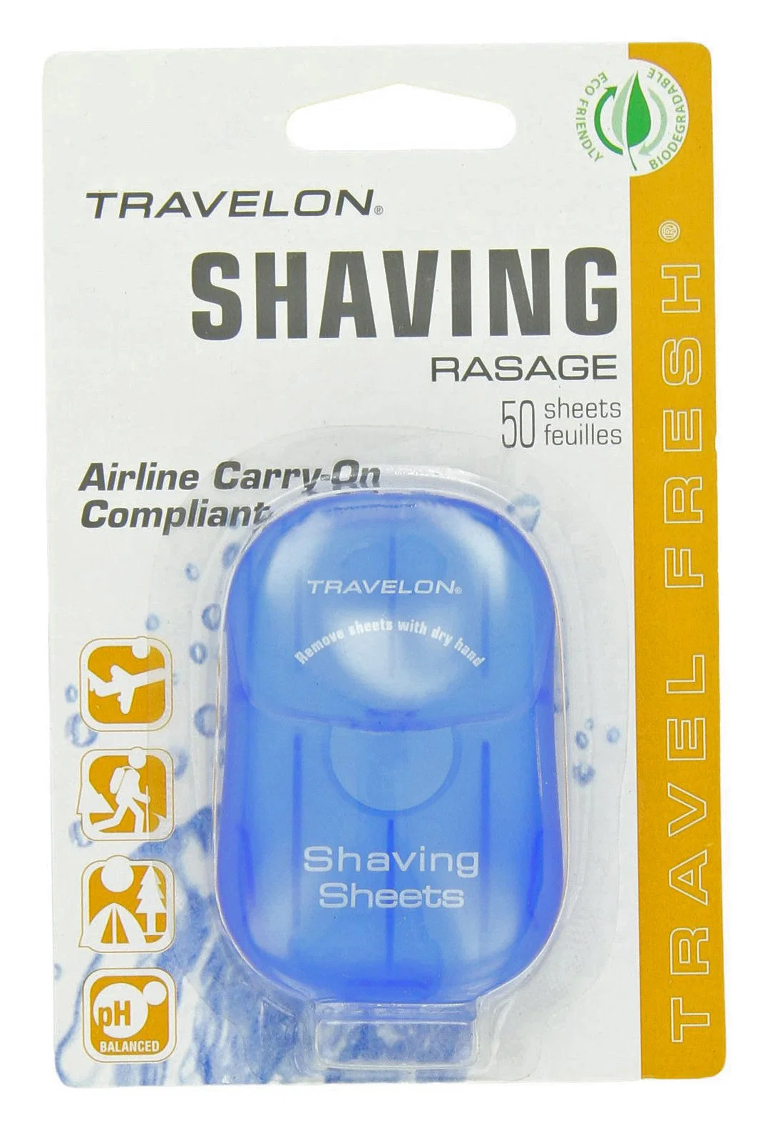 Casual TOILETRY SHEET – SHAVING CREAM Innovative