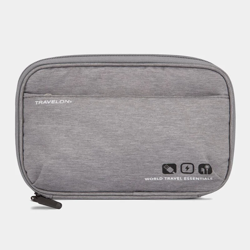 Dependable TECH ORGANIZER GRAY HEATHER Practical