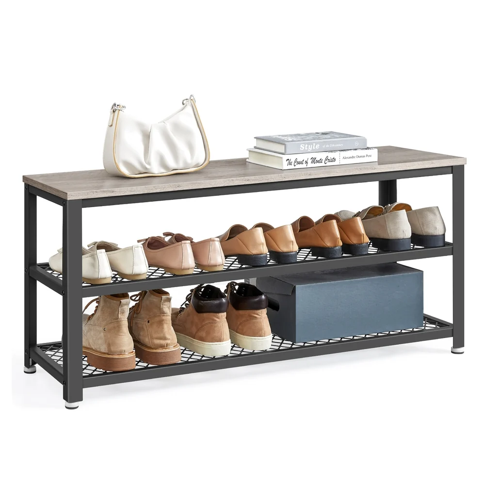 Refined VASAGLE Daxton Collection – 3-Tier Shoe Storage Bench Certified