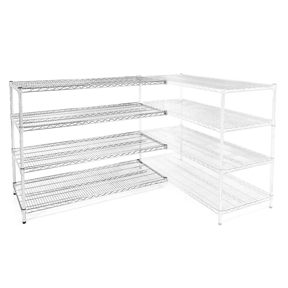 Recyclable 21 quot d x 72 quot w Wire Shelving Add-Ons w 4 Shelves Artisan