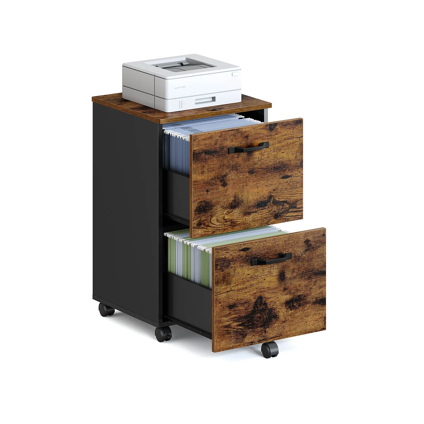 Durable VASAGLE 2-Drawer File Cabinet Artisan