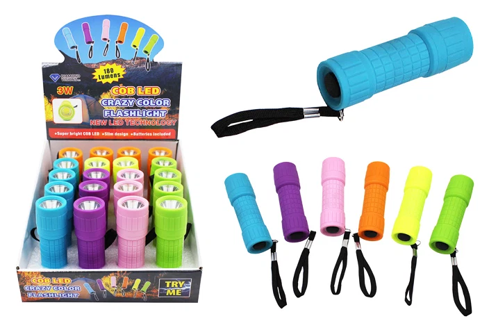 Secure COB LED FLASHLIGHT BRIGHT Stylish